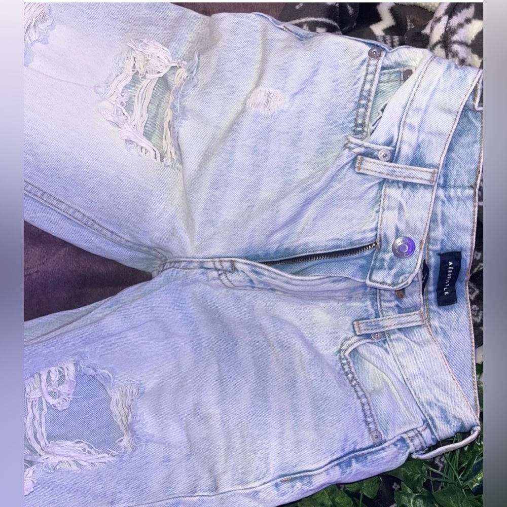 aeropostale size 00 mom jeans